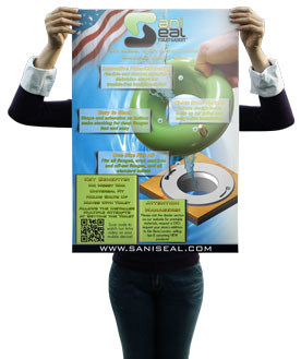 24x36 Sani Seal Poster
